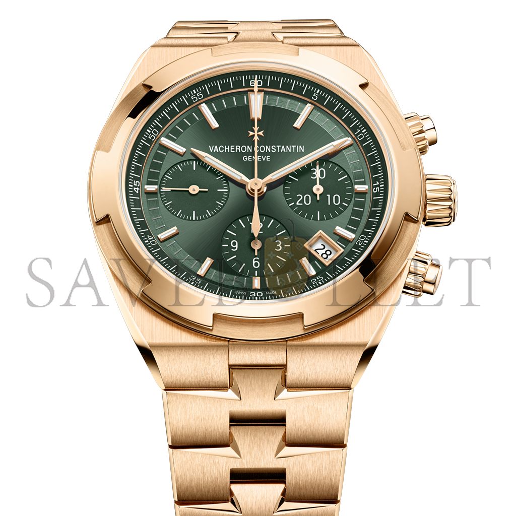 vacheron Co*sta*t*n overseas chronograph 42.5 mm pink gold watch 5520v/210r-b966